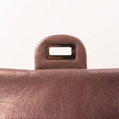 Chanel Around 2008 Made 2.55 Chain Shoulder Bag 23Cm Metallic Mauve Pink