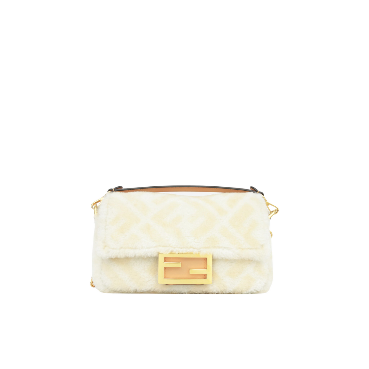 Fendi Baguette Chain Mini -  Shearling