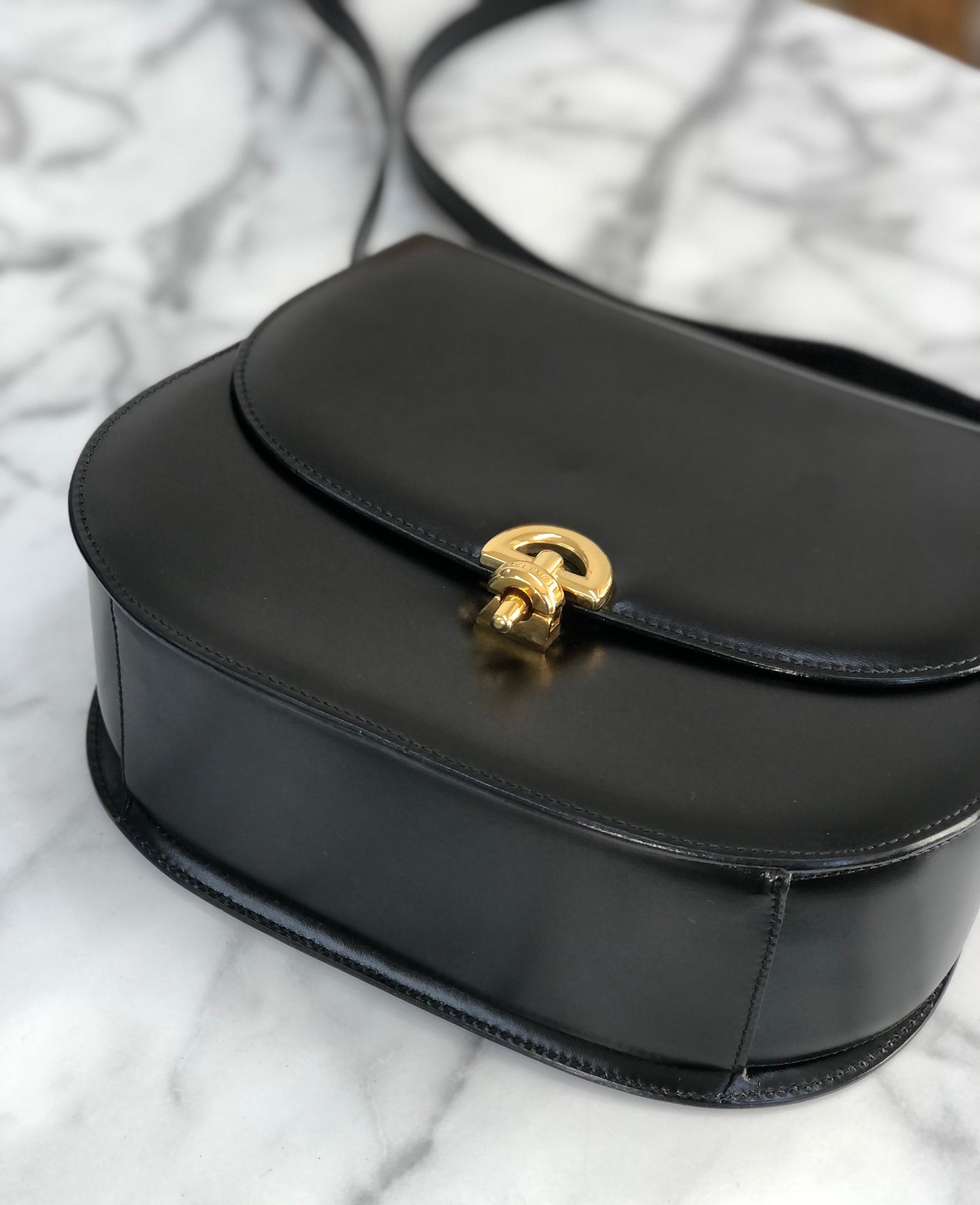 CELINE Crossbody Shoulderbag Black Vintage Old CELINE vbfwhs