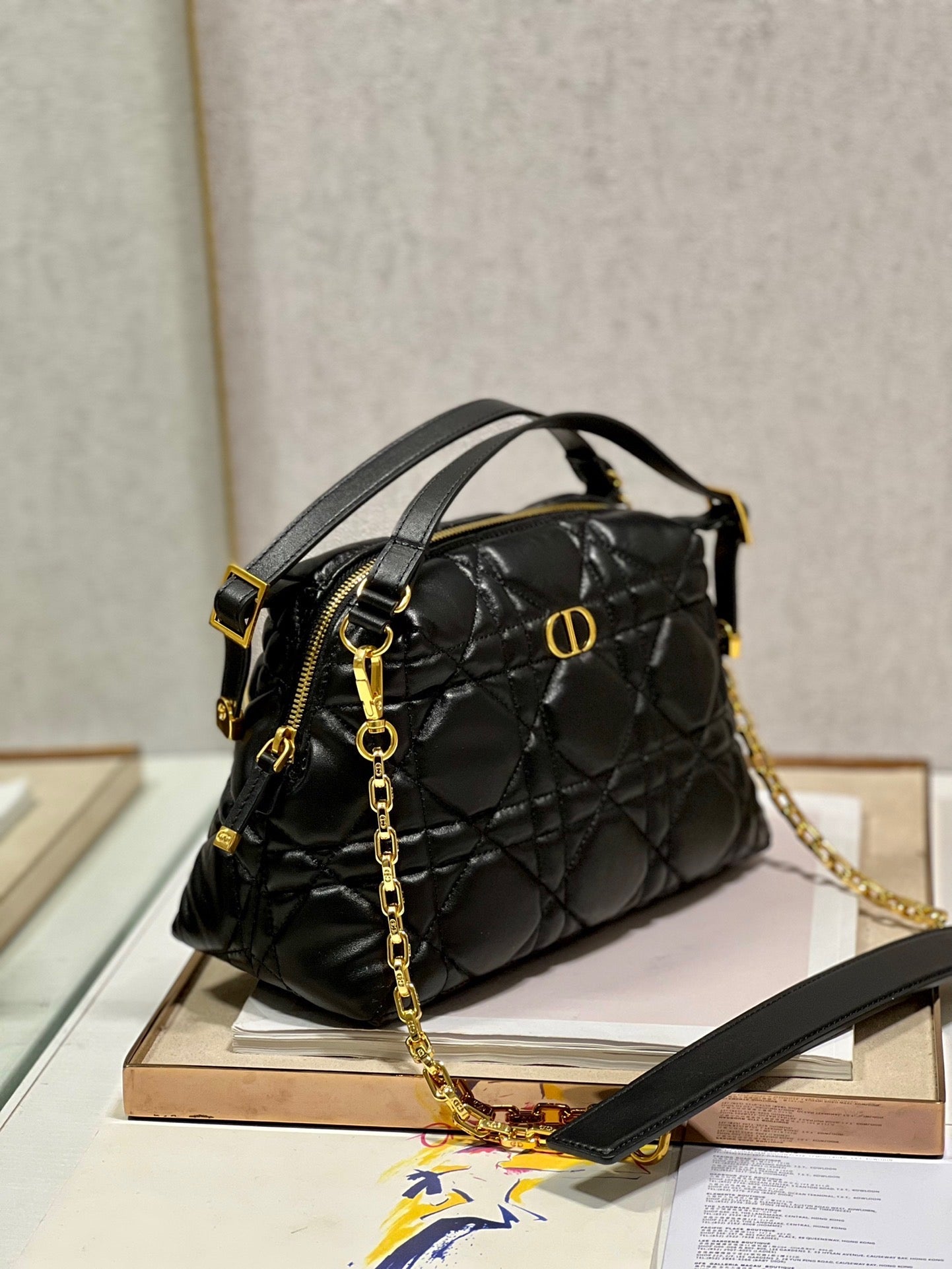 DR281 Small Leather Bag / HIGHEST QUALITY VERSION / 9.8x6.3inch