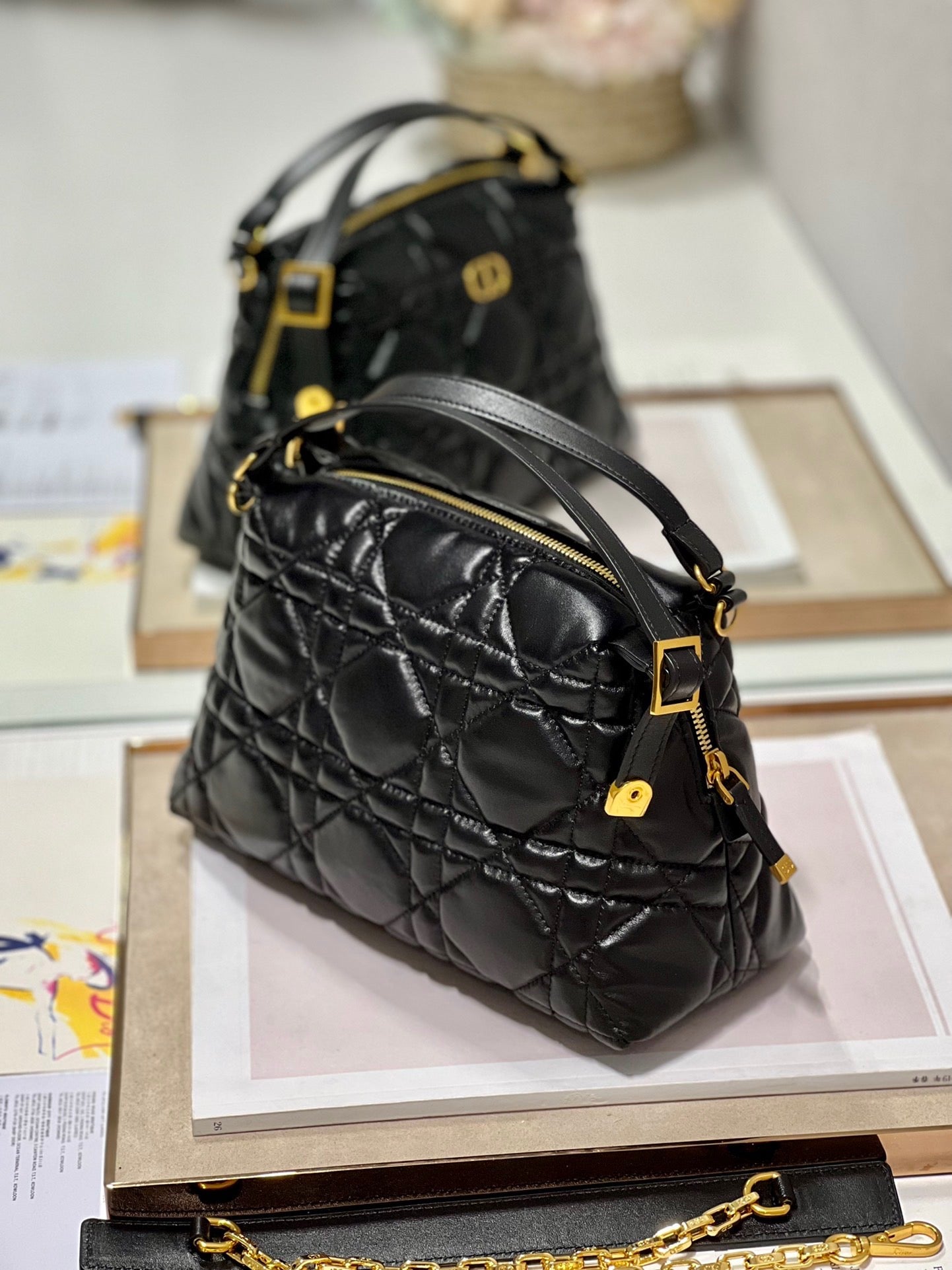 DR281 Small Leather Bag / HIGHEST QUALITY VERSION / 9.8x6.3inch
