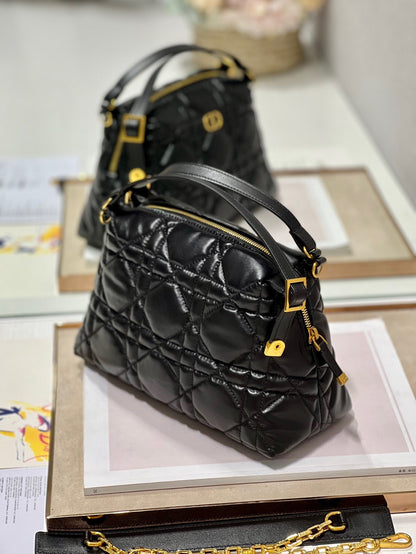 DR281 Small Leather Bag / HIGHEST QUALITY VERSION / 9.8x6.3inch