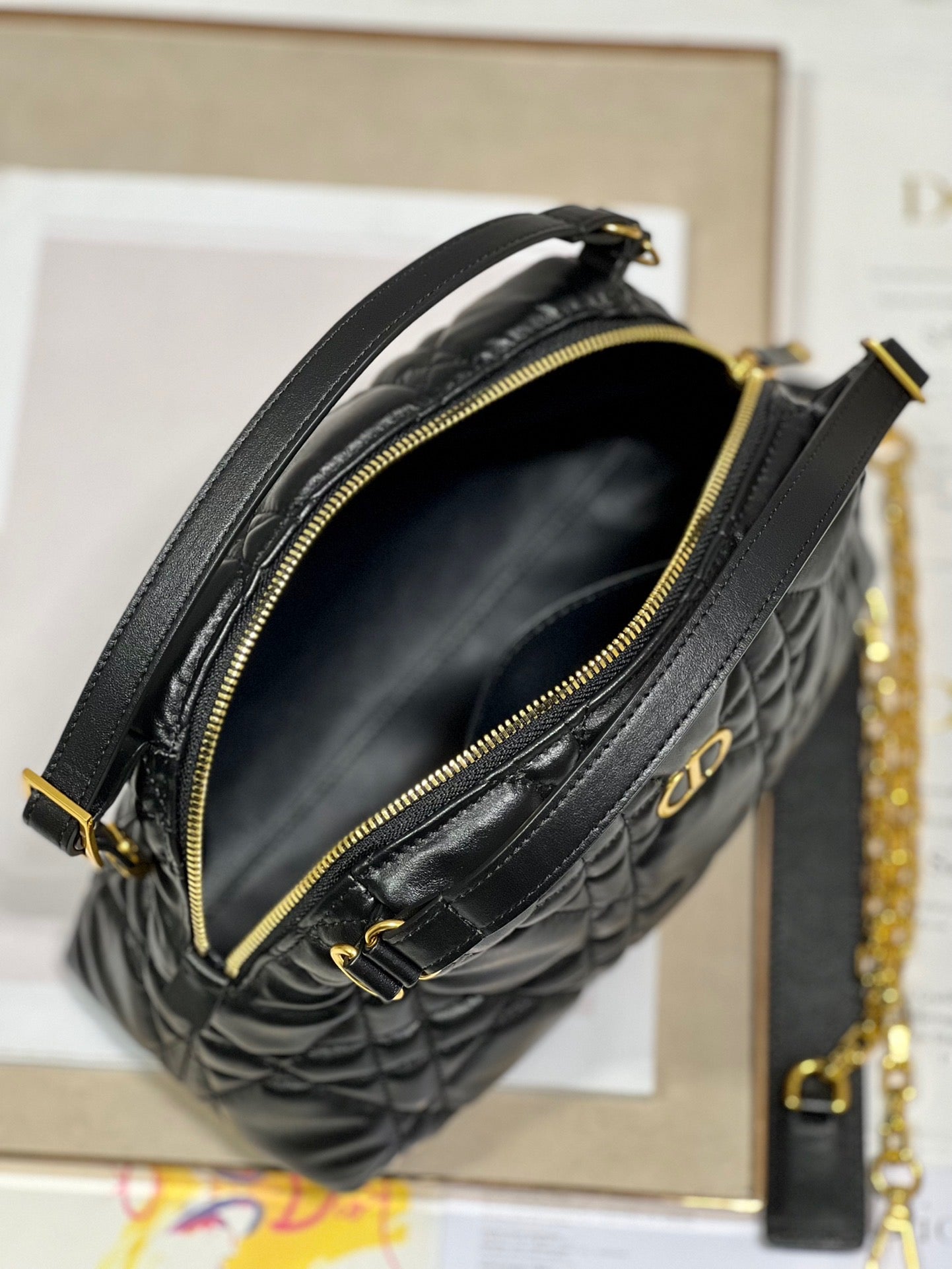 DR281 Small Leather Bag / HIGHEST QUALITY VERSION / 9.8x6.3inch