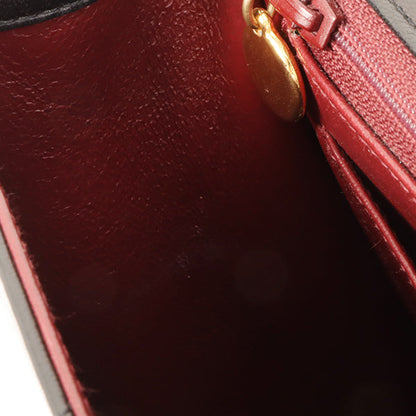 Chanel Around 1990 Made Design Flap Logo Turn Lock Chain Bag Black