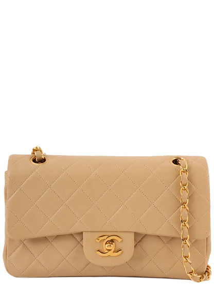 Chanel Around  Made Classic New Chain Bag Cm Beige