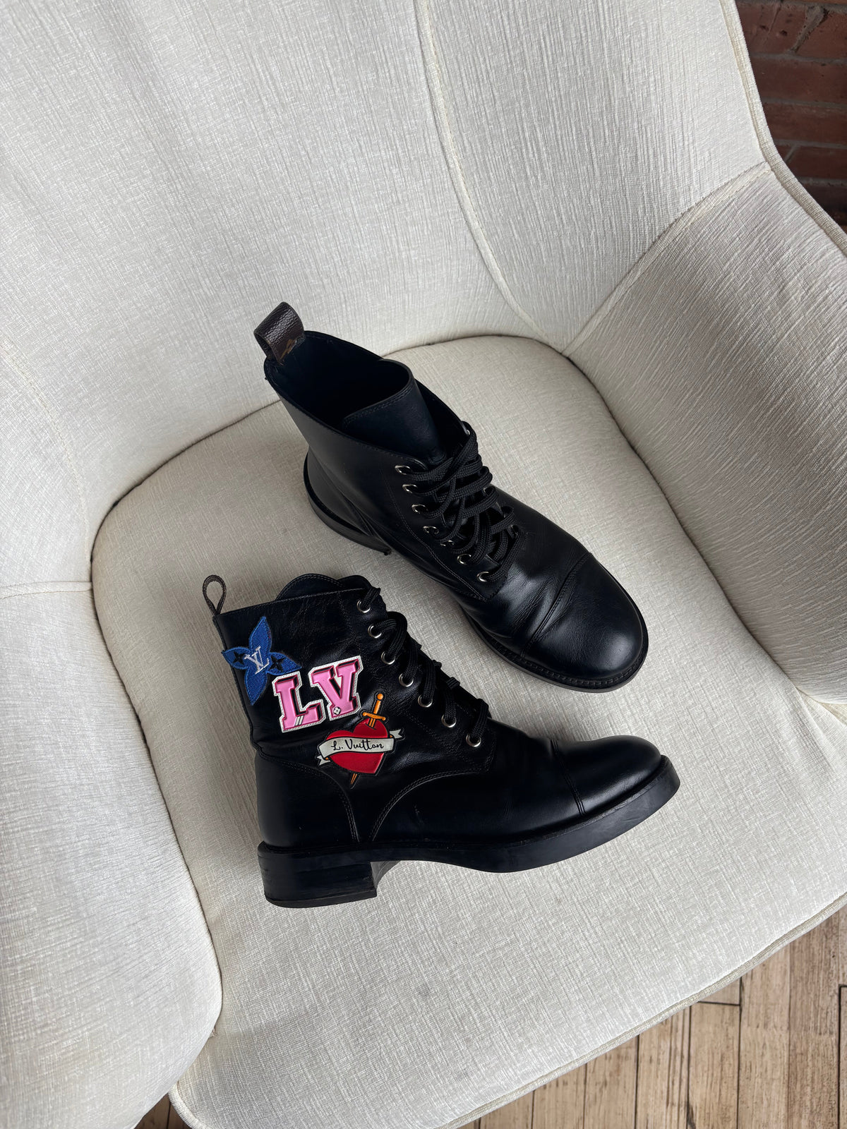 Louis Vuitton 'Flat Ranger' Boots - Women's 39.5