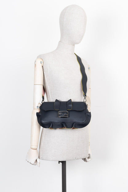 FENDI Wave Baguette Midnight Blue