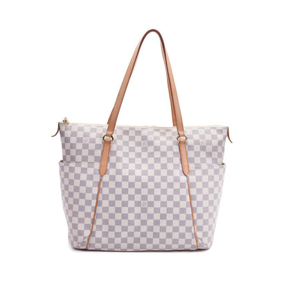 Louis-Vuitton Totally GM Damier Azur shoulder bag