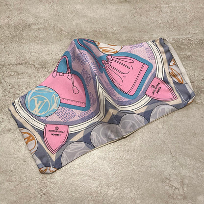 Louis Vuitton Pinball Silk Scarf Face Mask