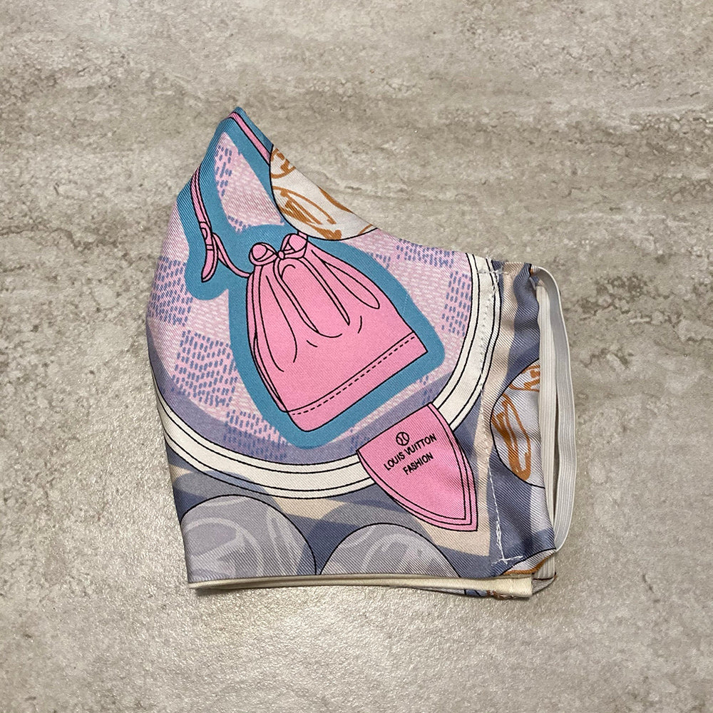 Louis Vuitton Pinball Silk Scarf Face Mask