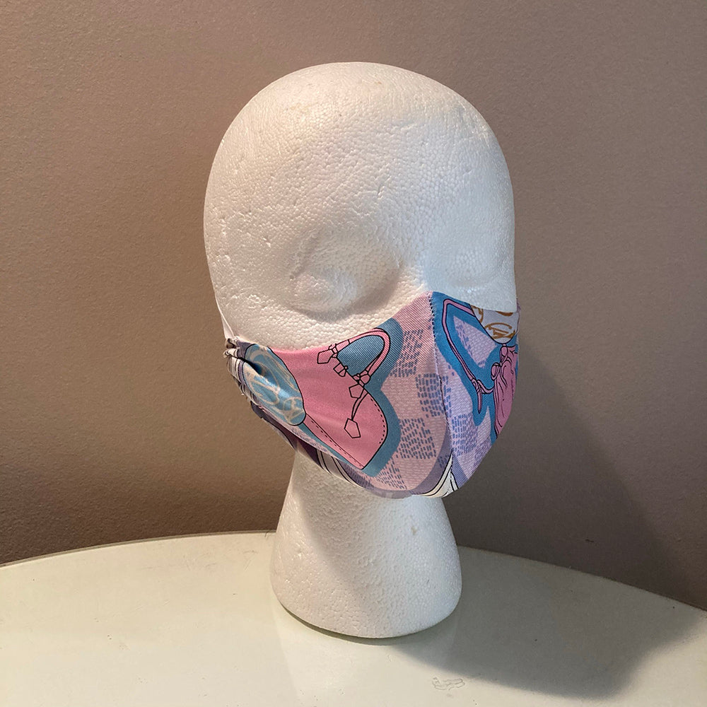 Louis Vuitton Pinball Silk Scarf Face Mask