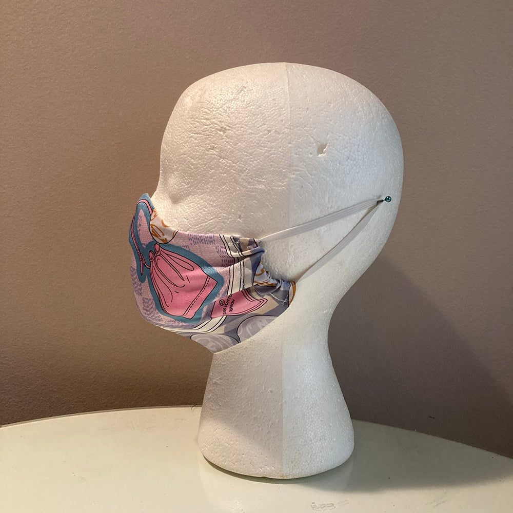 Louis Vuitton Pinball Silk Scarf Face Mask