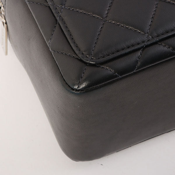 Chanel Around 2000 Made Cc Mark Stitch Top Handle Bag Mini Black