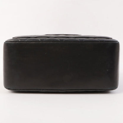 Chanel Around 2000 Made Cc Mark Stitch Top Handle Bag Mini Black