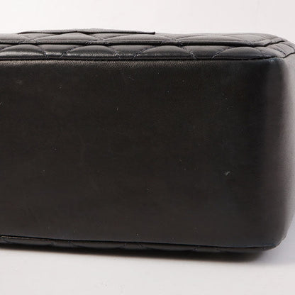 Chanel Around 2000 Made Cc Mark Stitch Top Handle Bag Mini Black