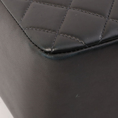 Chanel Around 2000 Made Cc Mark Stitch Top Handle Bag Mini Black