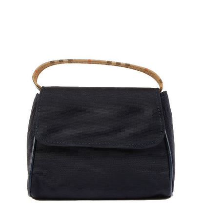 Burberry Nova Check Pattern Handle Mini Bag Beige/Navy