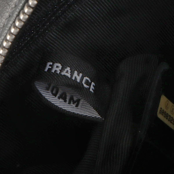 Chanel Around 2000 Made Cc Mark Stitch Top Handle Bag Mini Black