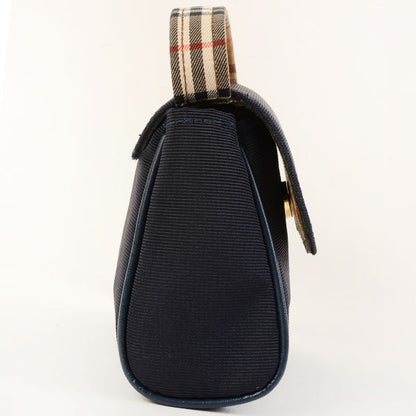 Burberry Nova Check Pattern Handle Mini Bag Beige/Navy