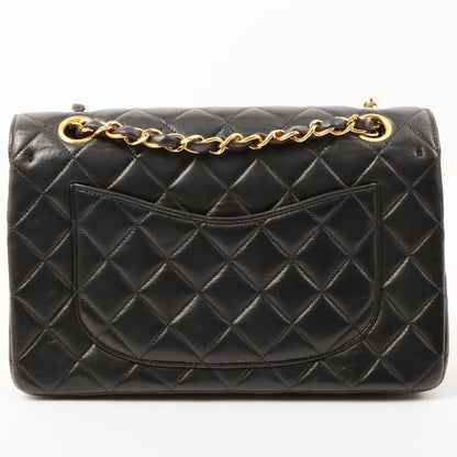 Chanel 1992 Made Paris Limited Design Flap Chain Bag Black