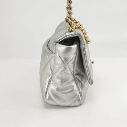 Chanel 19 Bag Small Silver Crossbody Bag