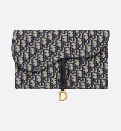 DIOR SADDLE POUCH Oblique Jacquard