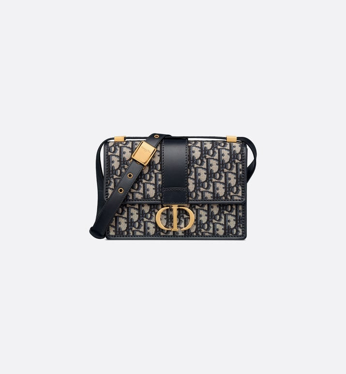 DIOR SMALL 30 MONTAIGNE BAG Oblique Jacquard