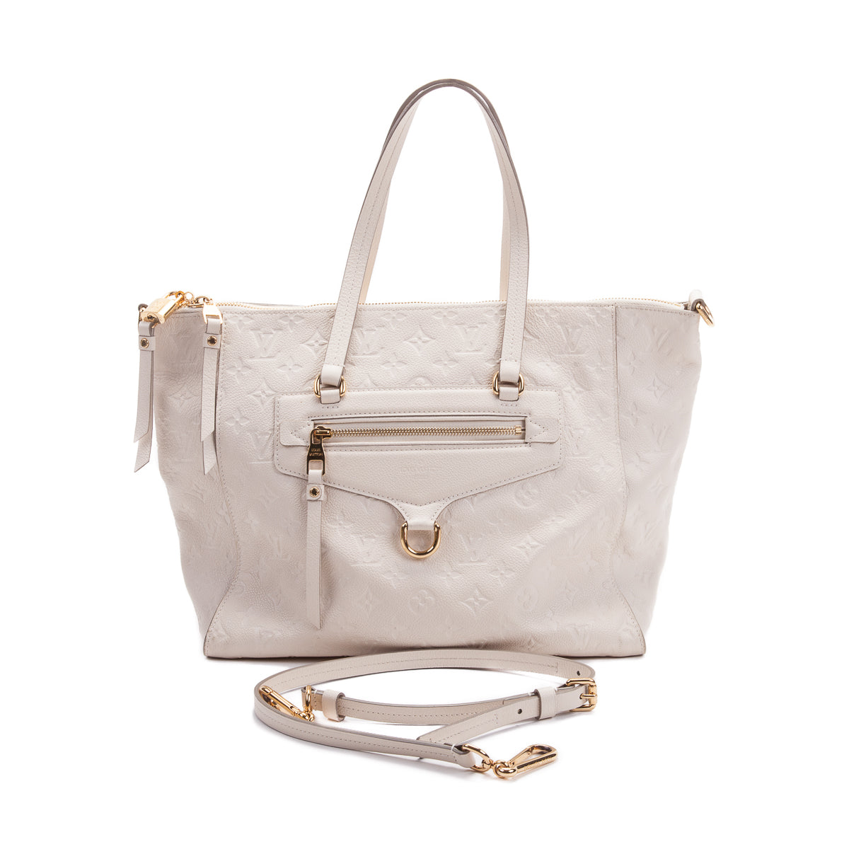 Louis-Vuitton Neige Monogram Empreinte Lumineuse PM Bag
