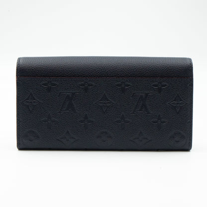 Louis-vuitton Sarah Wallet Monogram Empreinte Marine Rouge