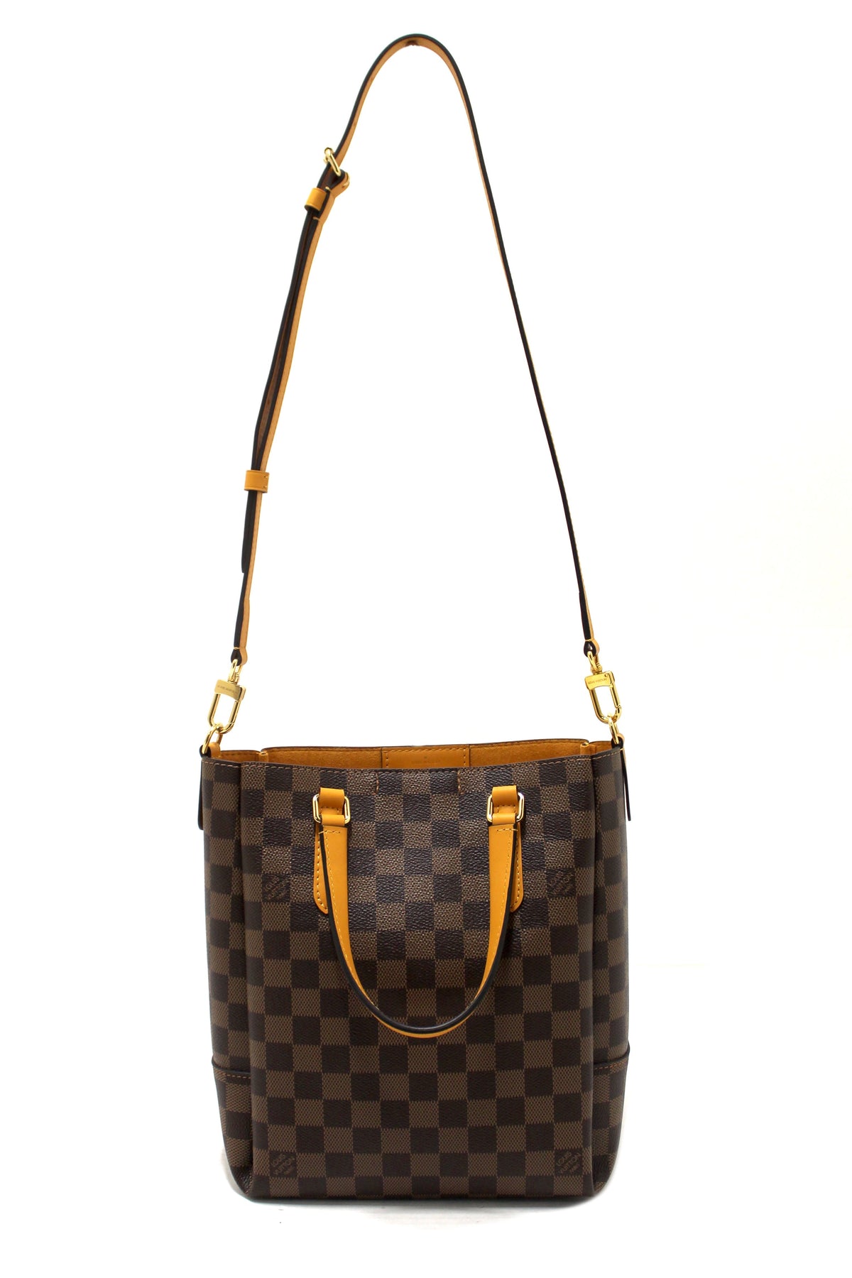 Louis Vuitton Damier Ebene Belmont Tote Bag
