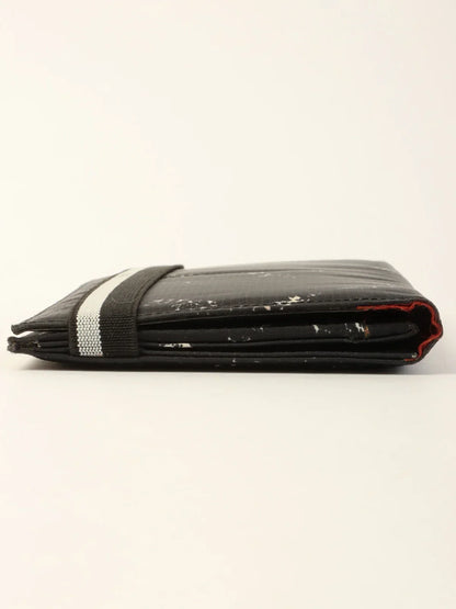 Chanel Around  Made Travel Nylon Long Wallet Black
