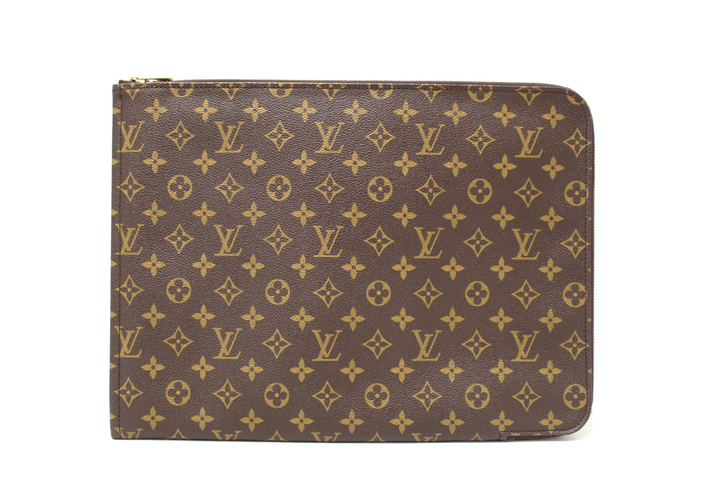 Prada Louis Vuitton Classic Monogram Poche Folio Document Case | Italystation.com - Shop Now at italystation.com