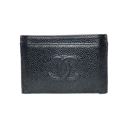 Chanel Black Timeless Card Holder