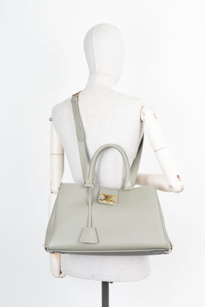 CELINE Medium Appoline Bag Green Clay