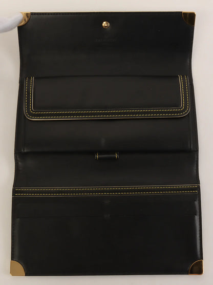 LOUIS VUITTON 2005 Made Porte Tresor International Black