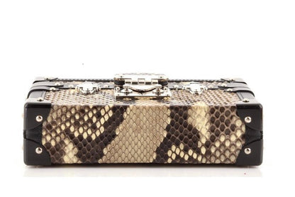 LOUIS VUITTON PYTHON SKIN MALLE TRUNK