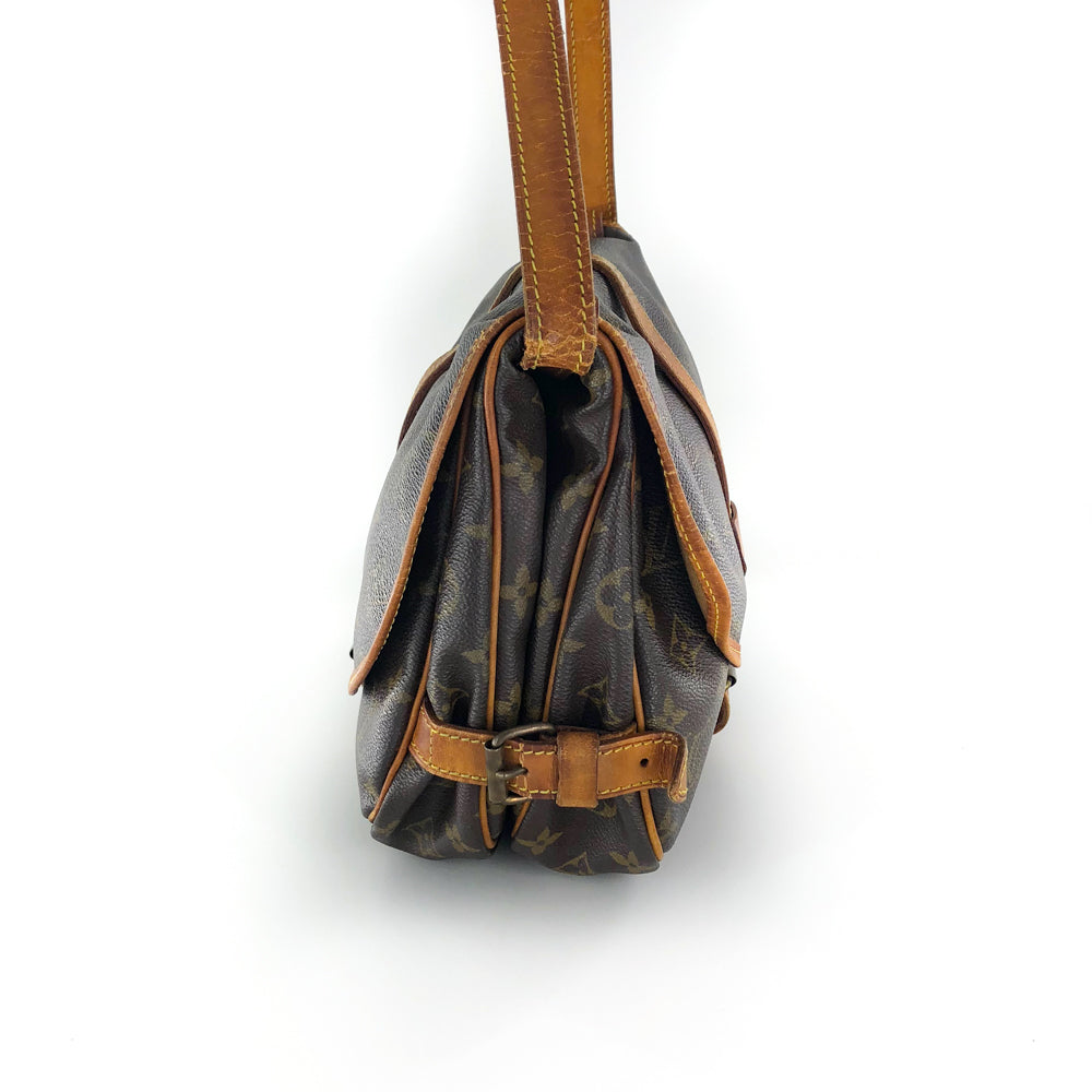 Louis-Vuitton Vintage Monogram Saumur 30