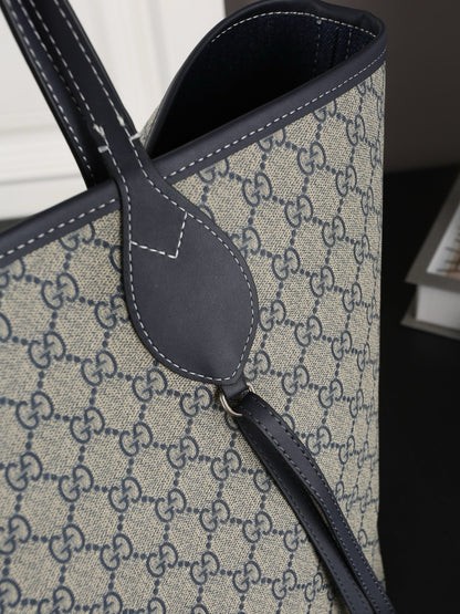GC717 Gucci Totissima Large Reversible Tote Bag / 11"W x 10.6"H x 10.6"D