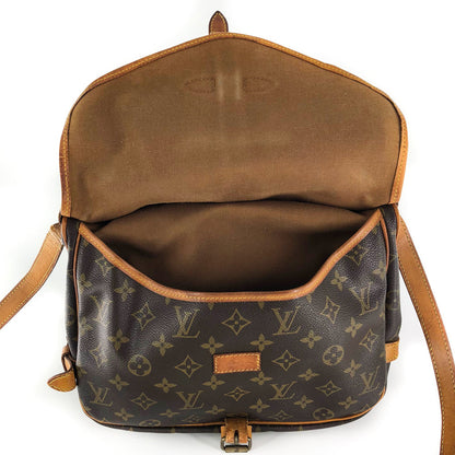 Louis-Vuitton Vintage Monogram Saumur 30