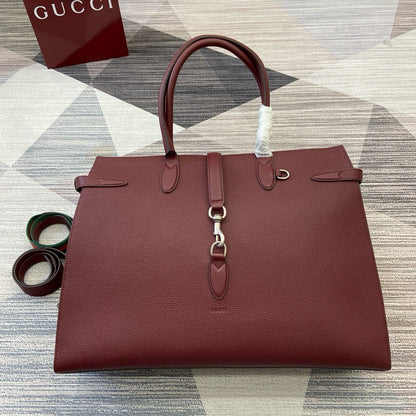 GC697 Large Tote Bag with Hook Closure /  19.7"W x 13.8"H x 6.3"D / HIGHEST QUALITY VERSION