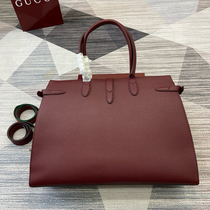 GC696 Large Tote Bag with Hook Closure /  19.7"W x 13.8"H x 6.3"D / HIGHEST QUALITY VERSION
