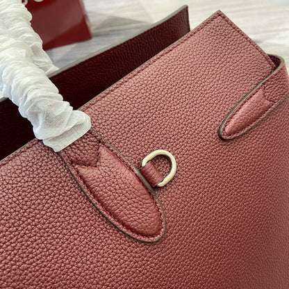 GC696 Large Tote Bag with Hook Closure /  19.7"W x 13.8"H x 6.3"D / HIGHEST QUALITY VERSION