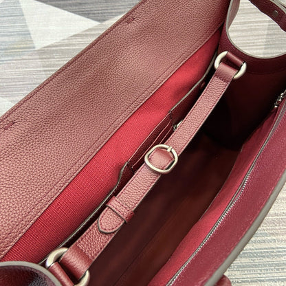 GC696 Large Tote Bag with Hook Closure /  19.7"W x 13.8"H x 6.3"D / HIGHEST QUALITY VERSION
