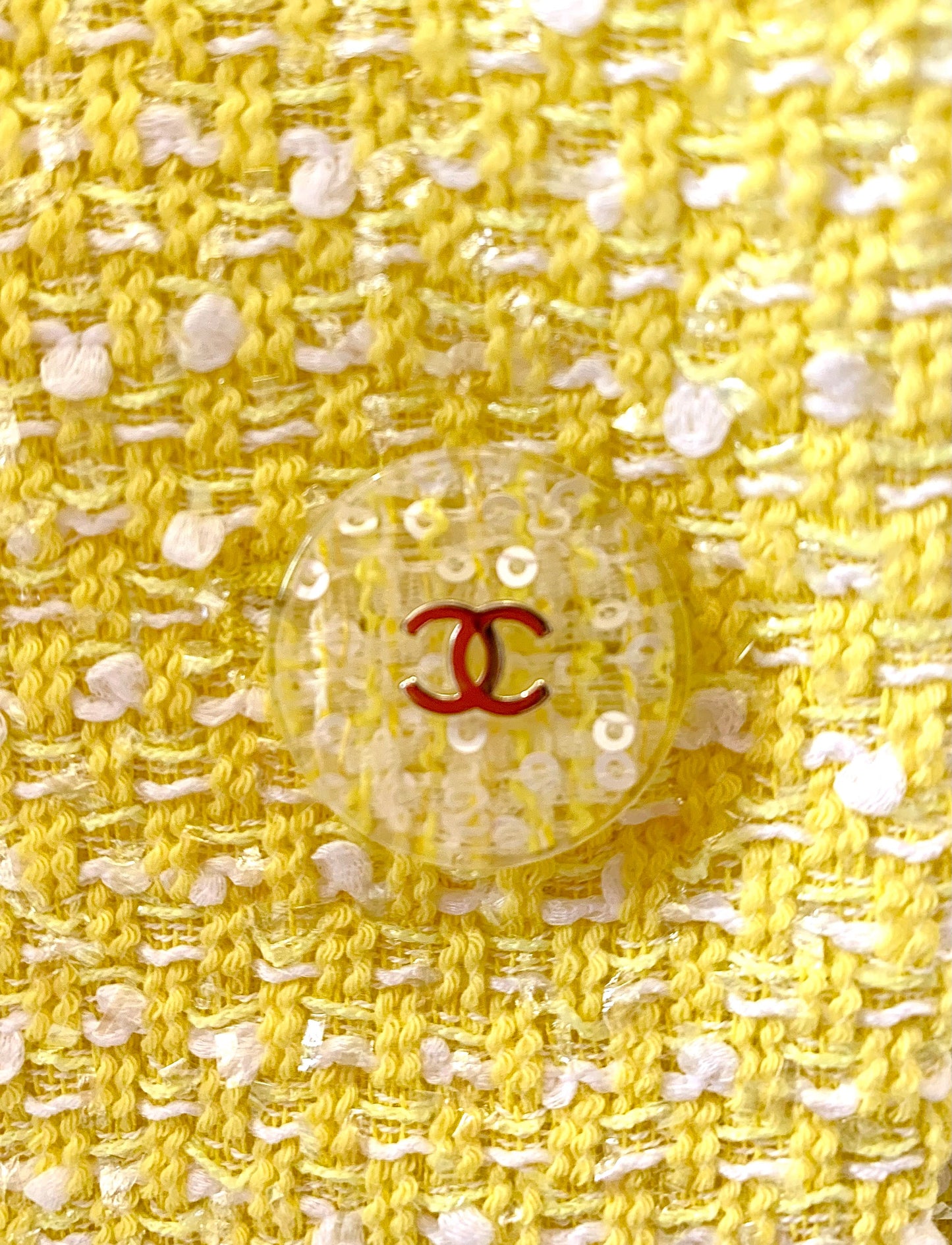 CHANEL YELLOW BLAZER
