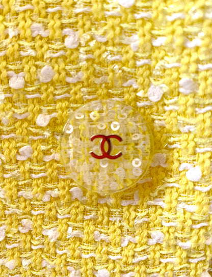 CHANEL YELLOW BLAZER