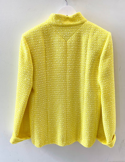 CHANEL YELLOW BLAZER