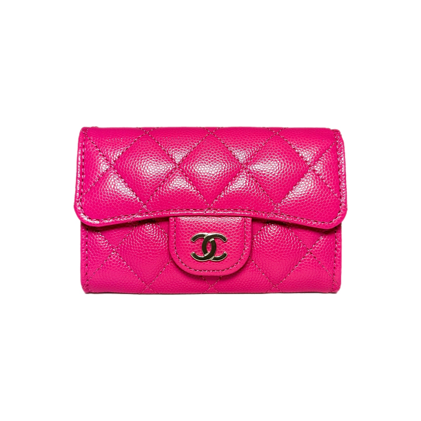 Chanel Pink Compact Wallet