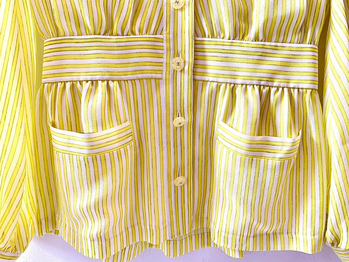 CHANEL STRIPED SHIRT
