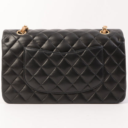 Chanel Around 2003 Made Classic Flap Chain Bag 25Cm Black/Beige