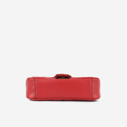 Mini Marmont - Red Calfskin